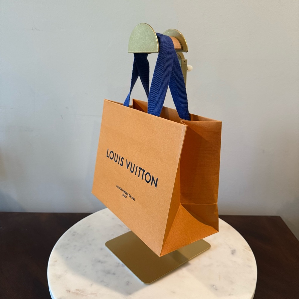 Louis Vuitton Shopping Bag 7” h x 8 5/8” w x 4 1/2” d